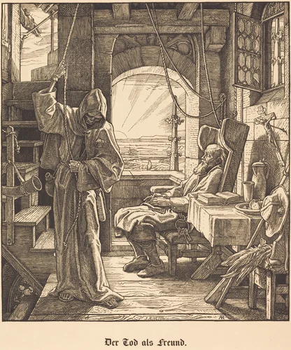 Der Tod als Freund (Death as a Friend) by Alfred Rethel
Richard Julius Jungtow, print, 1851