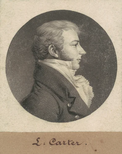 Robert Baylor Carter by Charles B. J. Févret de Saint-Mémin, print, 1805