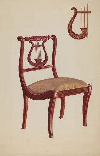 Chair by Ella Sterling, index of american design, 1936