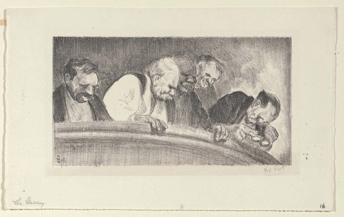 The Gallery, French Opera House, New Orleans by George Hart, print, 1924