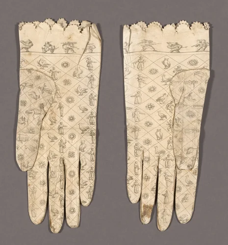 Pair of Gloves by Willhelm König, other, 1795-1805