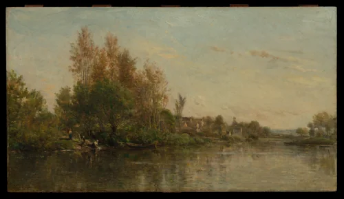 The Banks of the Oise by Charles-François Daubigny, painting, 1863