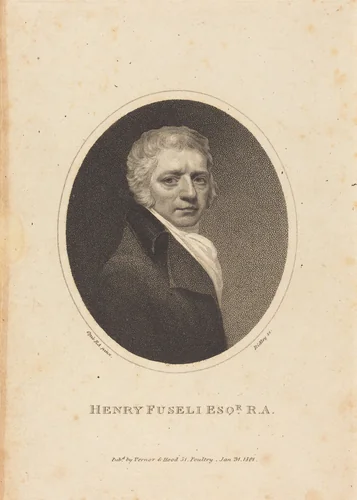 Henry Fuseli by William Ridley; John Opie, print, 1801
