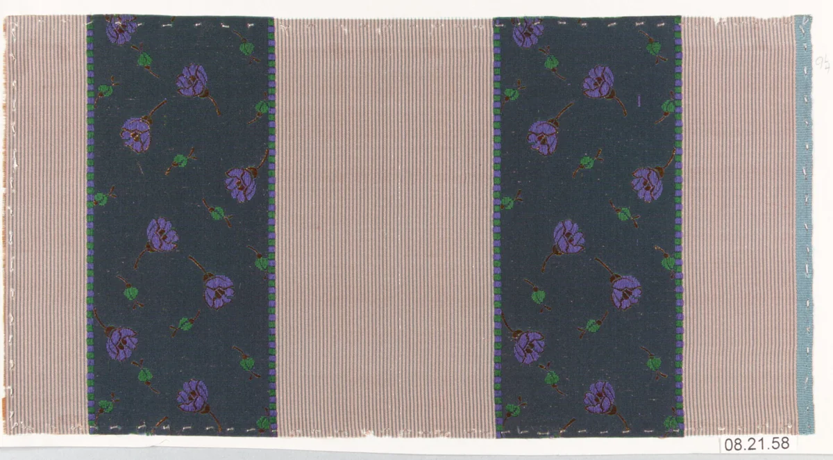 Textile sample by Unknown Designer, textile, 1900