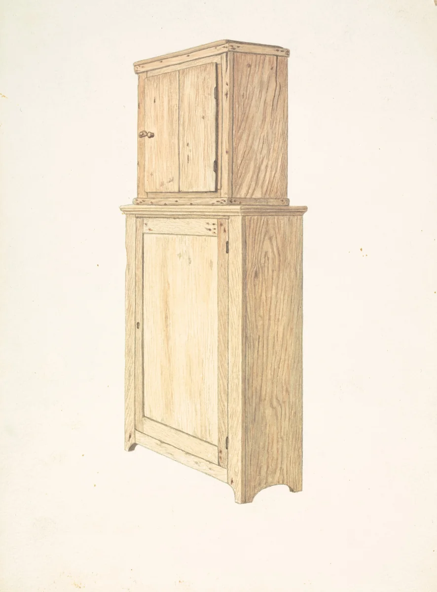 Baker's Cabinet by American 20th Century, index of american design, 1937