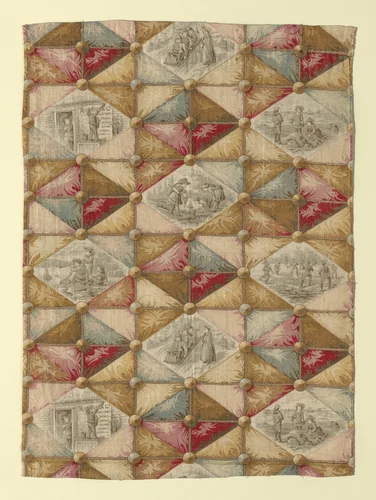 Children at Play (Furnishing Fabric) by Merrimack Manufacturing Company, textile, 1886-1890