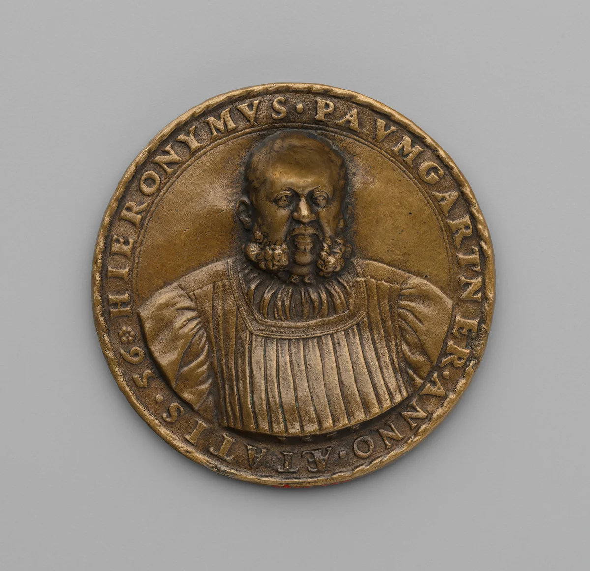 Nuremberg church-warden Hieronymus Paumgartner (1497–1565) by Joachim Deschler, metalwork, 1553