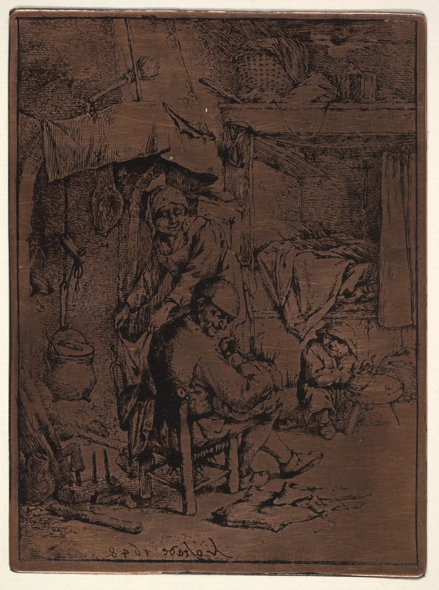 The Pater Familias by Adriaen van Ostade, other, 1648