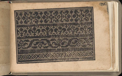 Schön newes Modelbuch (Page 76r) by Sigismundus Latomus, book, 1608