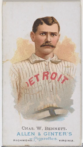 Charles W. Bennett, Baseball Player, from World's Champions, Series 1 (N28) for Allen & Ginter Cigarettes by Allen & Ginter, print, 1887