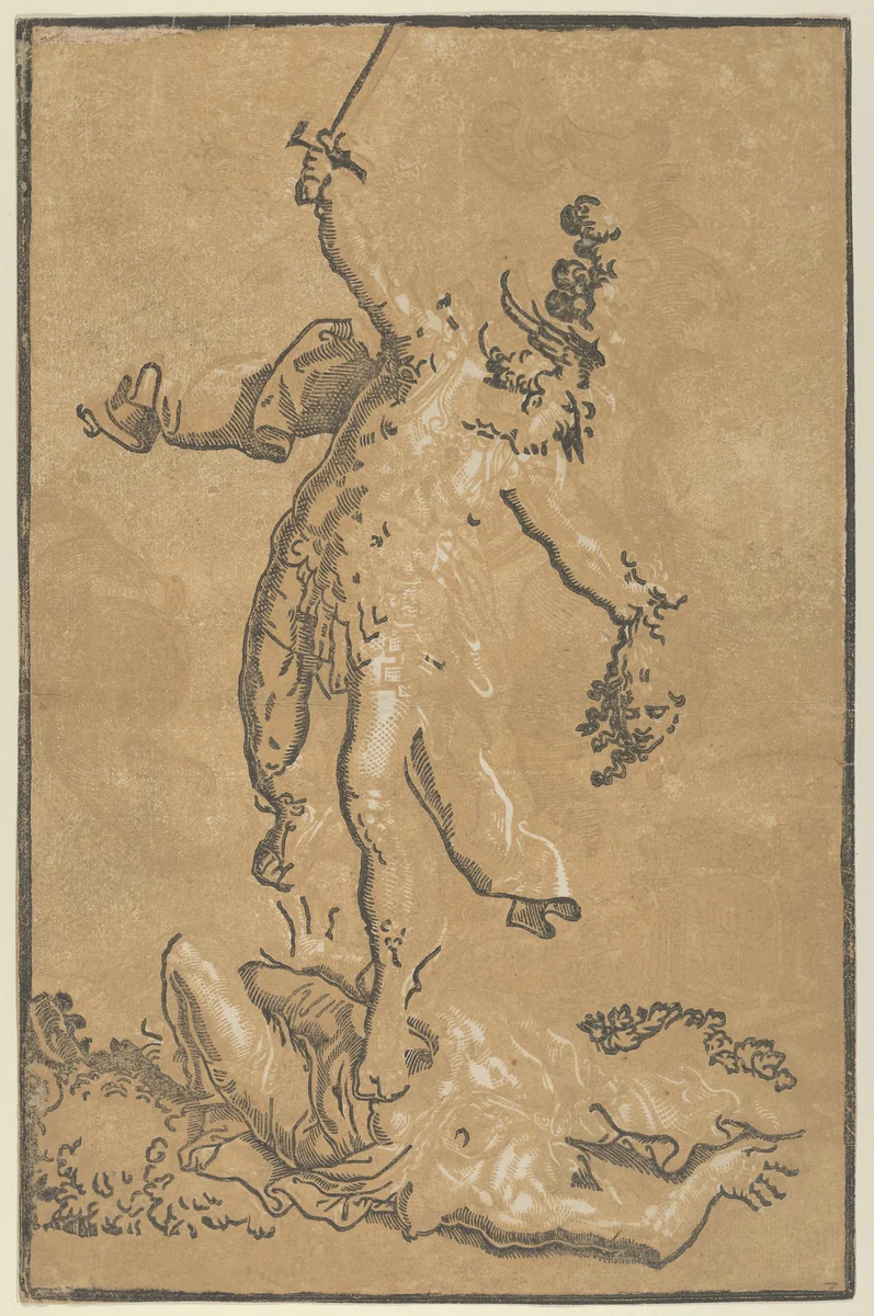 Perseus by Antonio Spano, print, 1570