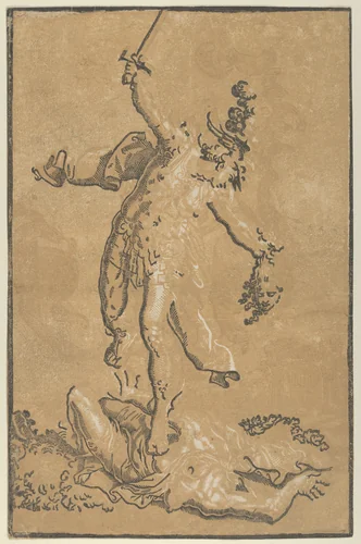 Perseus by Antonio Spano, print, 1570