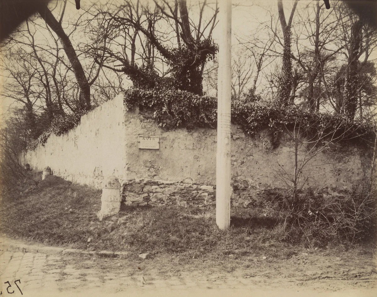 Fontenay aux Roses (Le Plessis-Piquet?) by Eugène Atget, photograph, 1910