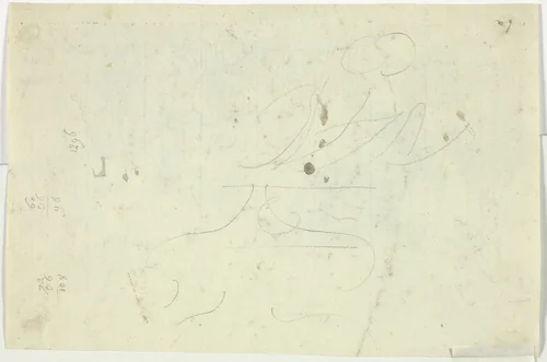 Sketch and Sums by Pierre Antoine Mongin, drawing, 1781-1827