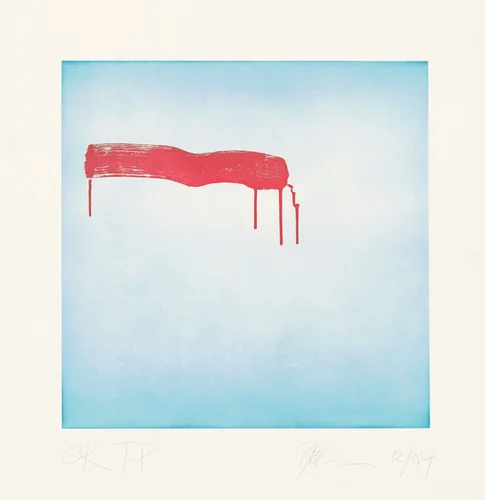 Mixed Marks, Floating Mark by Pat Steir, print, 2004