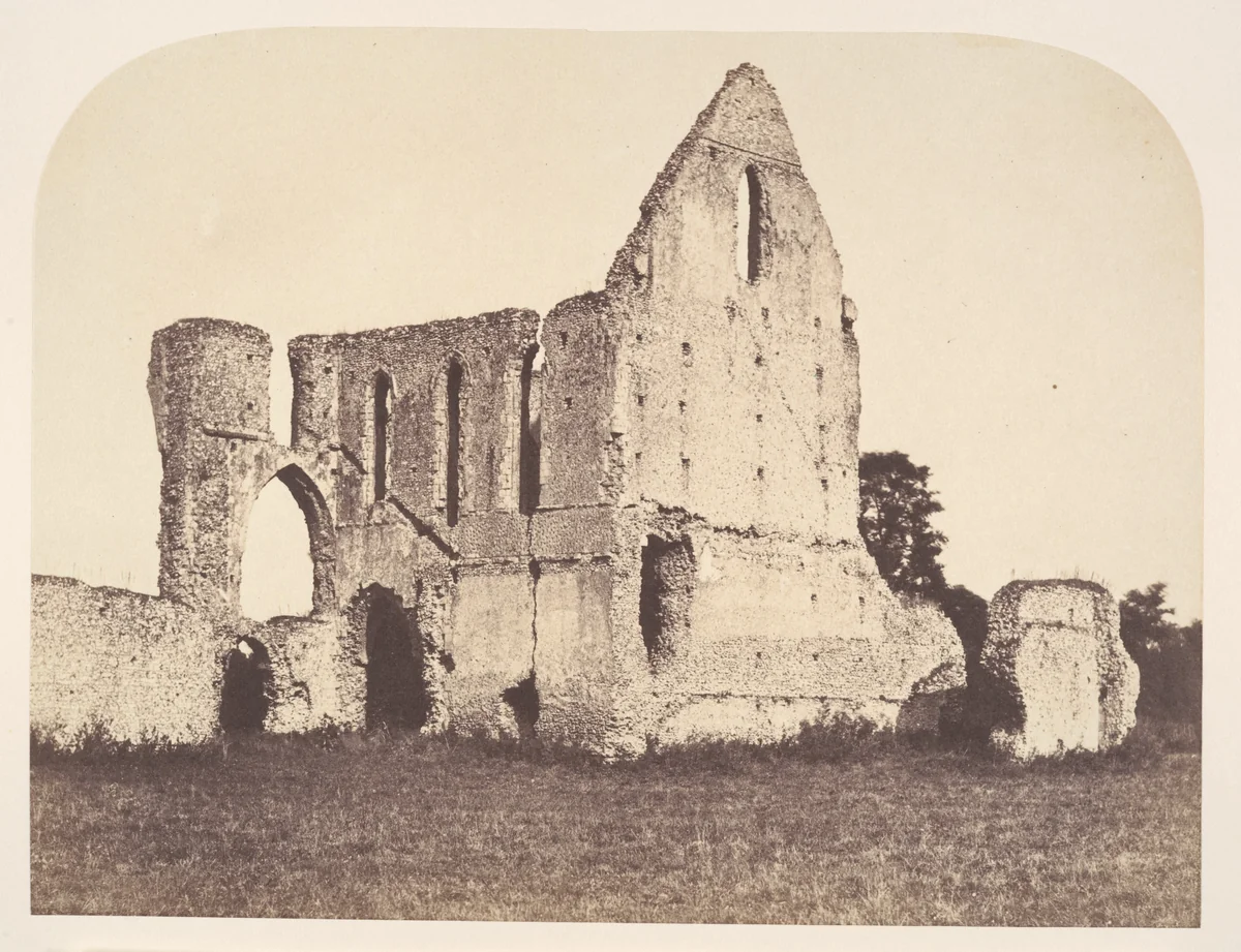 Newark Abbey, near Chertsey by John Richardson Major, photograph, 1856