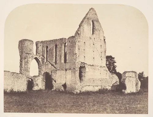 Newark Abbey, near Chertsey by John Richardson Major, photograph, 1856