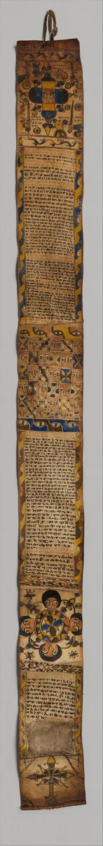 Tälsäm or yä bərana kətab (healing scroll) by Northern Highlands däbtära, other, 1700-1897