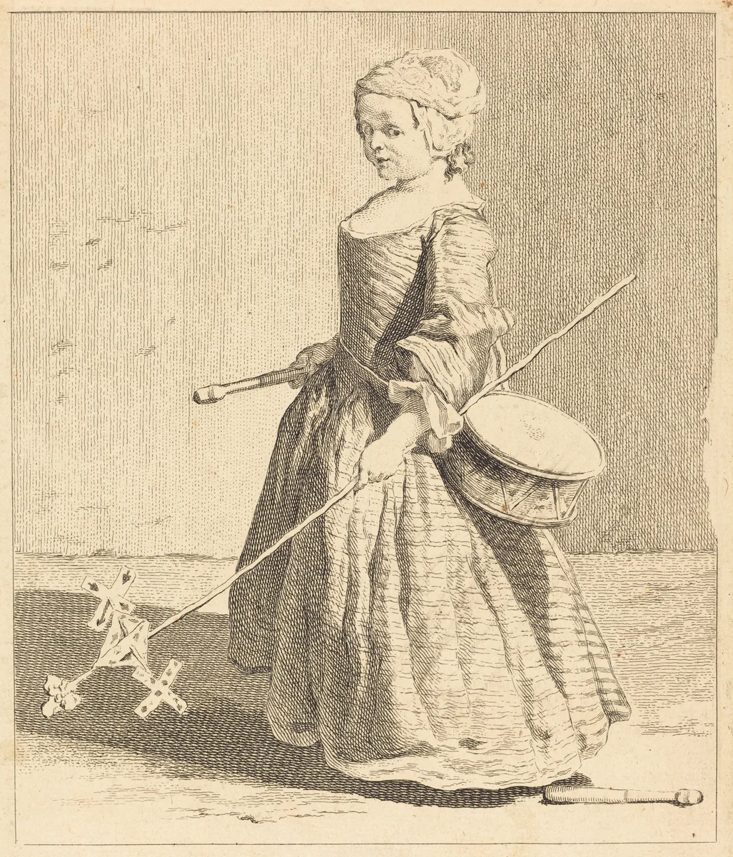 Le Jeune Soldat by Charles-Nicolas Cochin I
Jean Siméon Chardin, print, 1737