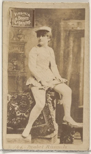 Card 746, Mabel Runnels, from the Actors and Actresses series (N45, Type 2) for Virginia Brights Cigarettes by Allen & Ginter, photograph, 1885-1891