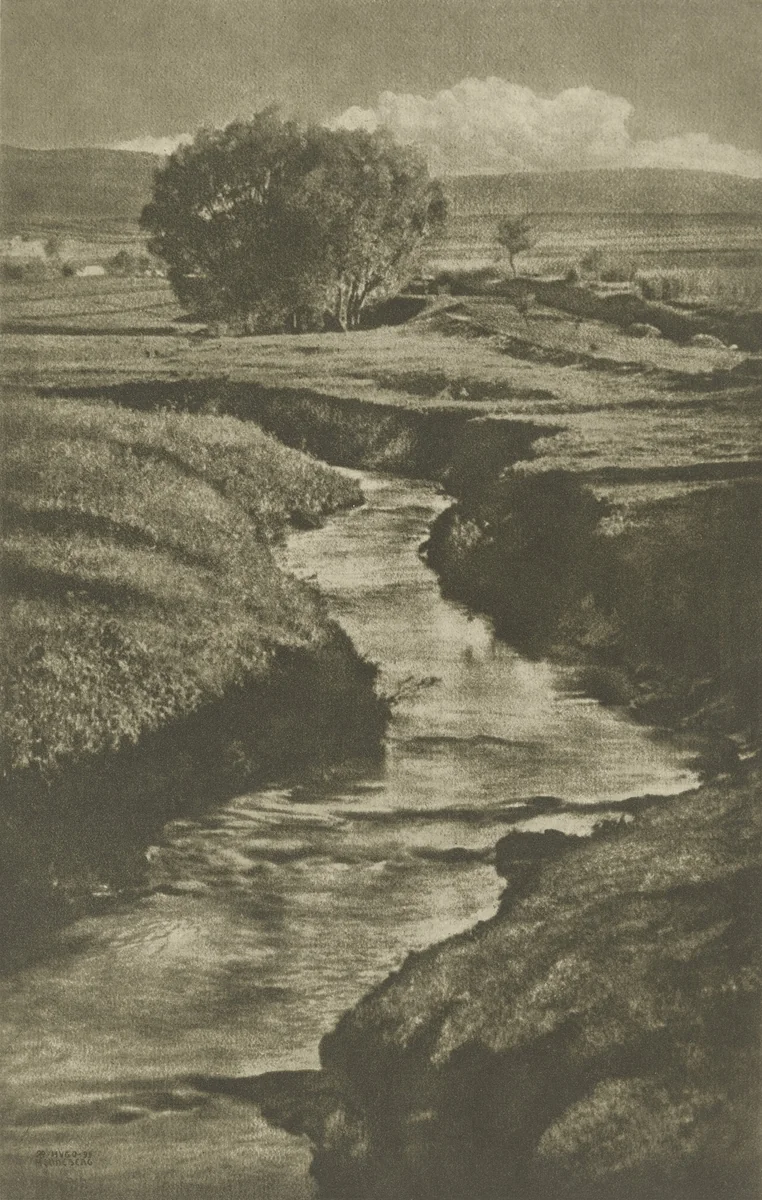 Bach Im Fruhjahr by Hugo Henneberg, photograph, 1902