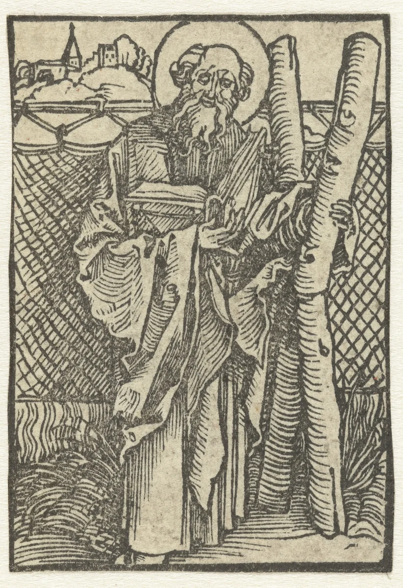 Apostel Andreas by Unknown, print, 1503