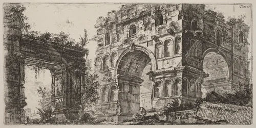 Tempio di Diana by Giovanni Battista Piranesi, portfolio, 1748