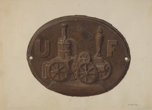 Firemark by Alf Bruseth, index of american design, 1935-1942