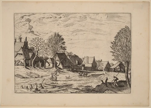 Village Street by Lucas van Doetechum
Johannes van Doetechum the Elder
Master of the Small Landscapes, print, 1676