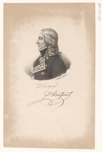 Portret van Jean-Joseph Ange d'Hautpoul by anonymous, print, 1818-1842