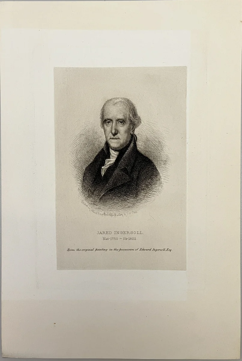 Jared Ingersoll by Albert Rosenthal
Charles Wilson Peale, other, 1883-1939