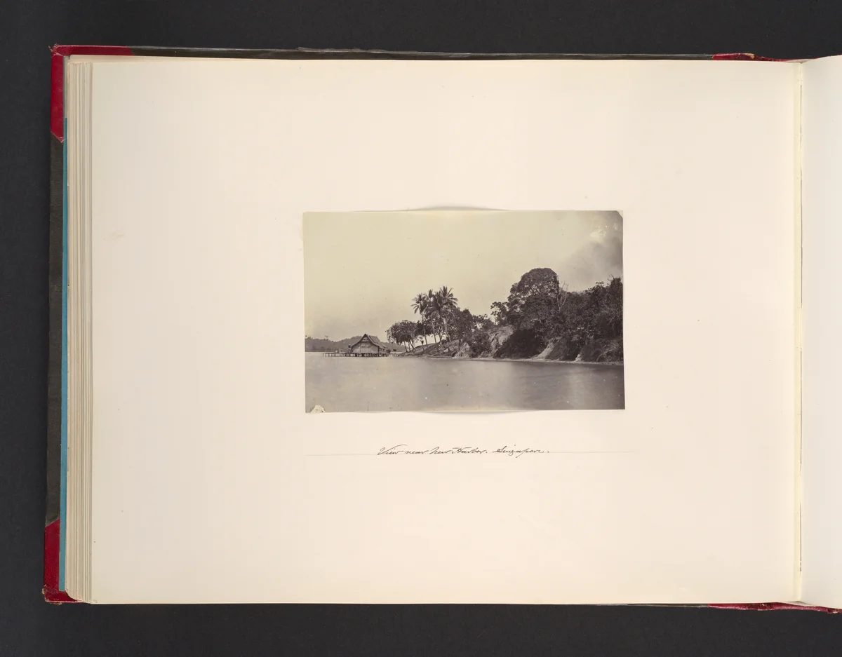 Vew Near New Harbor, Singapore by John Thomson, photograph, 1865